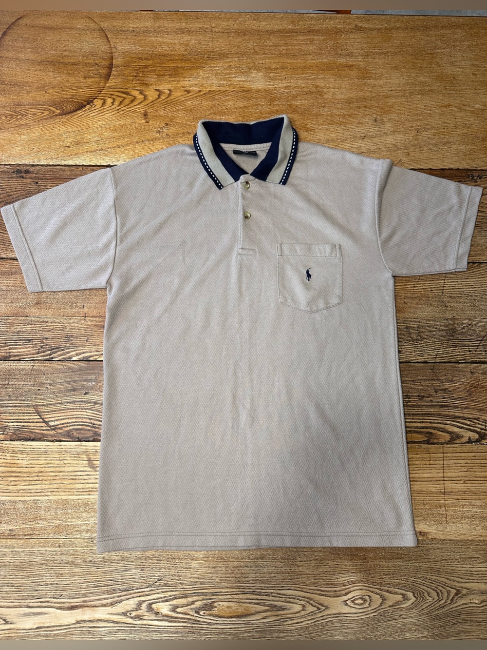 POLO BY RALPH LAUREN Men's Beige Polo Cotton Shirt